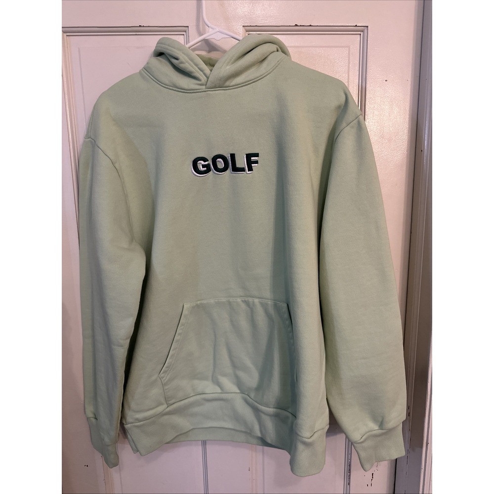 Golf Wang Hoodie Sweatshirt  Tyler The Creator Merch Size L Green‎ Embroidered